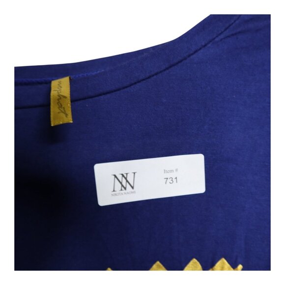 #731 Queen Women's XS/S Blue T-Shirt - Picture 4 of 4